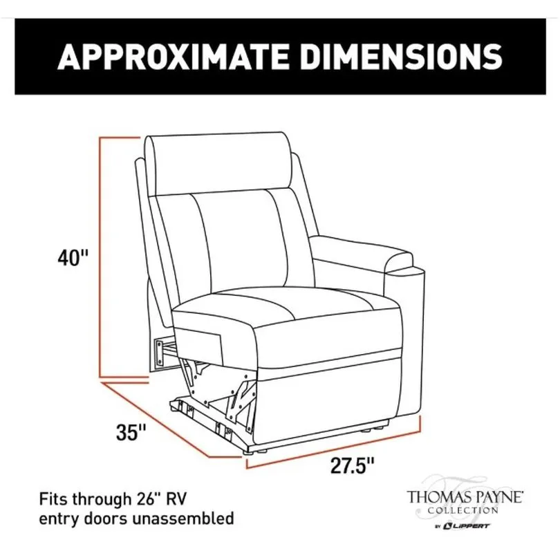 Left Hand Recliner, Herita (R)